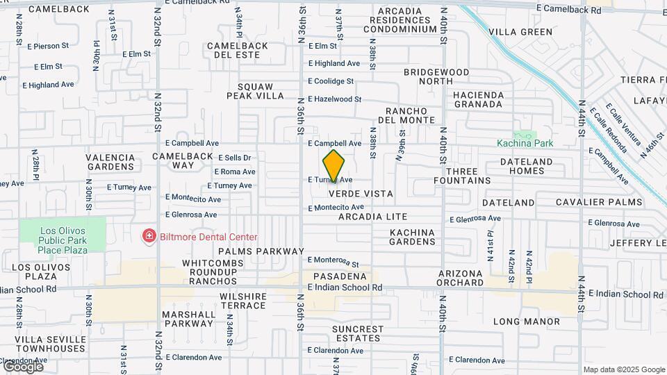 3635 E Turney Ave, Unit 4 Map and Location Details