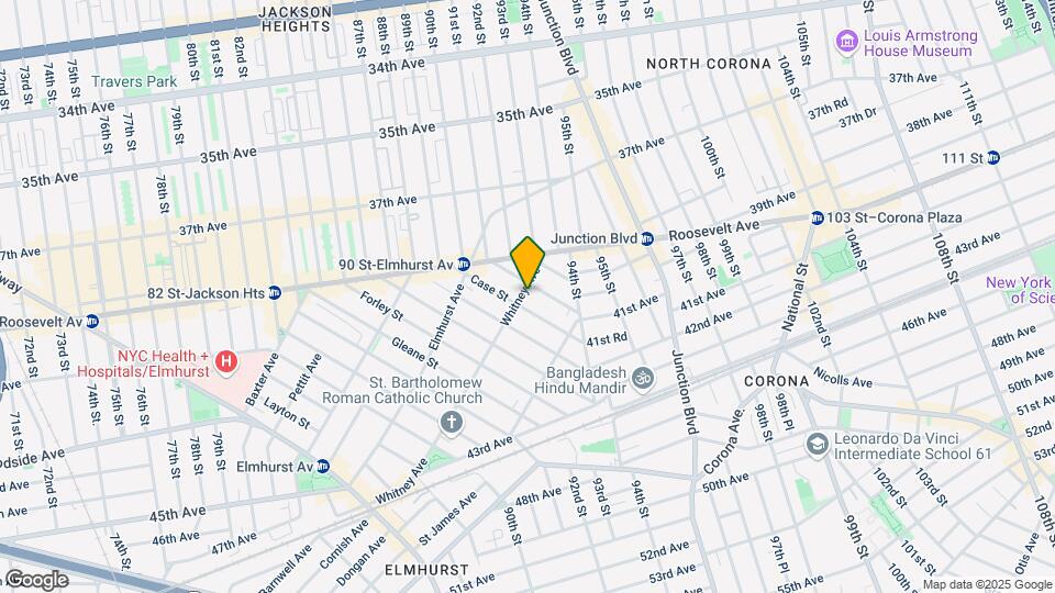 9216 Whitney Ave Mapa y Detalles de la Ubicación