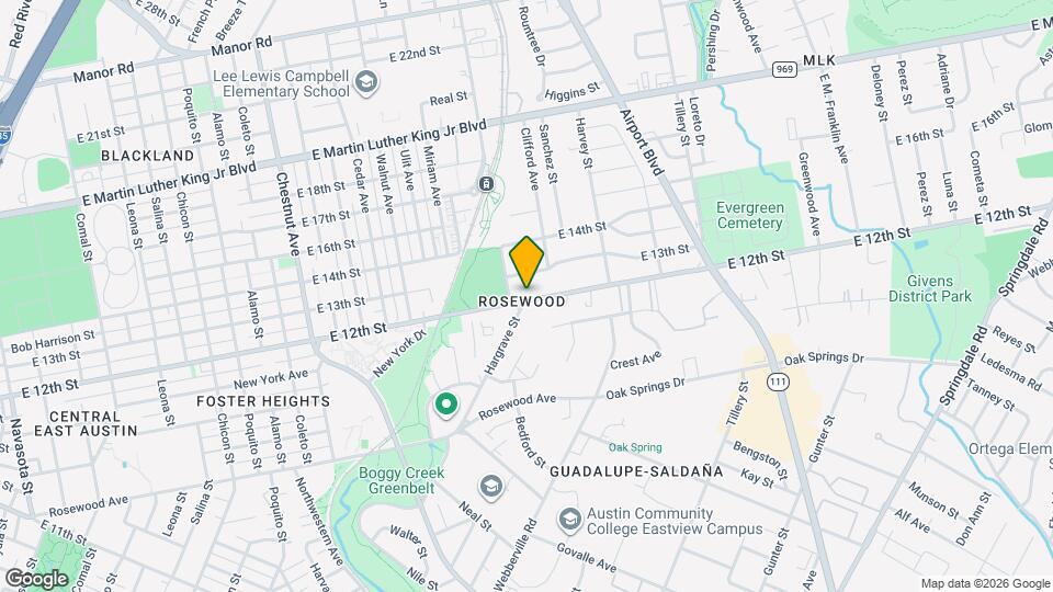 2906 E 12th St Map and Location Details