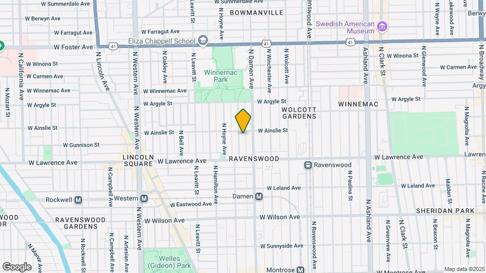4849 N Seeley Ave, Unit M03B Map and Location Details