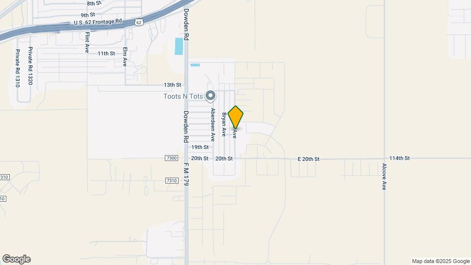 1706 Corpus Ave Map and Location Details