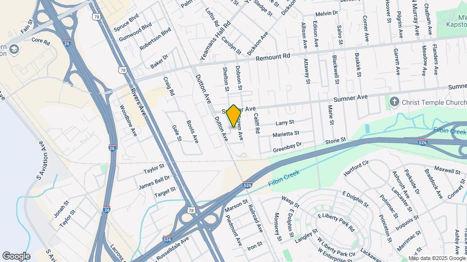 5448-5468 Deloach St Mapa y Detalles de la Ubicación