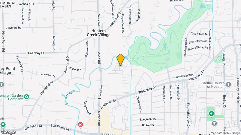 6661 Bayou Glen Rd Map and Location Details