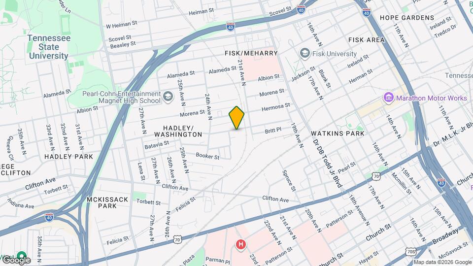 2119 Herman St Map and Location Details