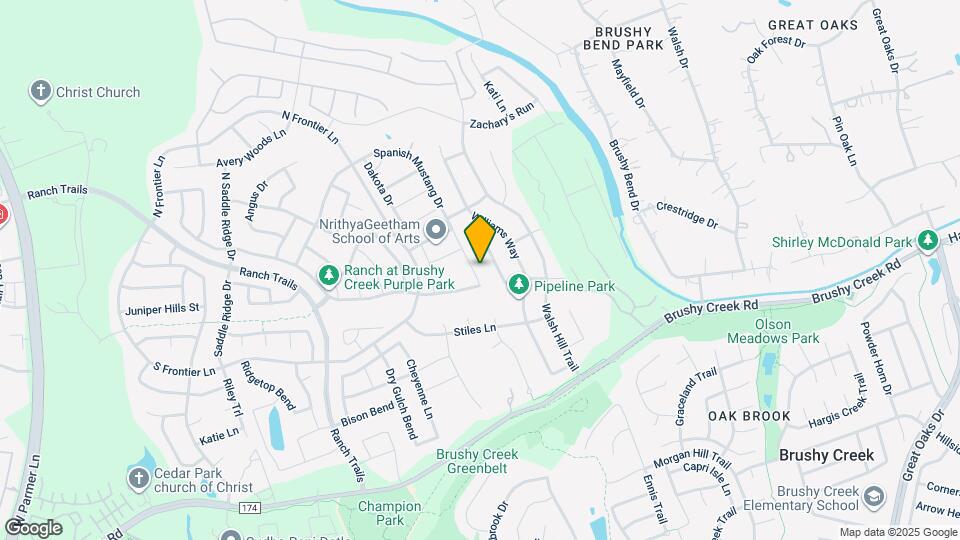 615 Spanish Mustang Dr Map and Location Details