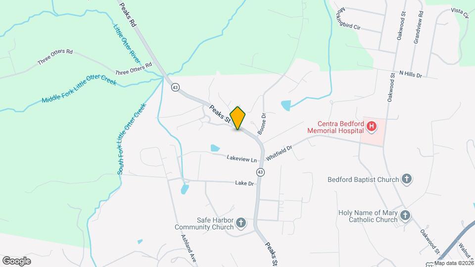 1321 Peaks St Map and Location Details