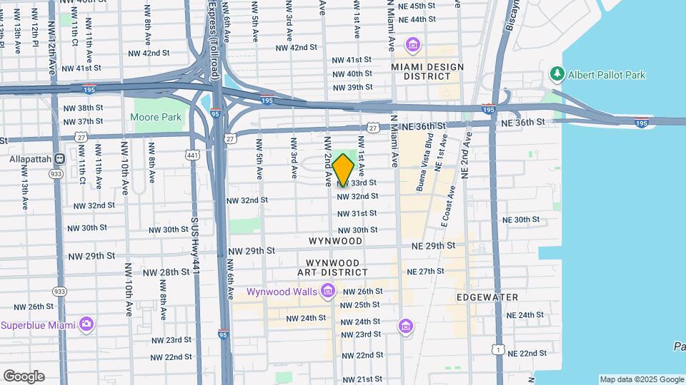 161 NW 32nd St, Unit B1 Map and Location Details
