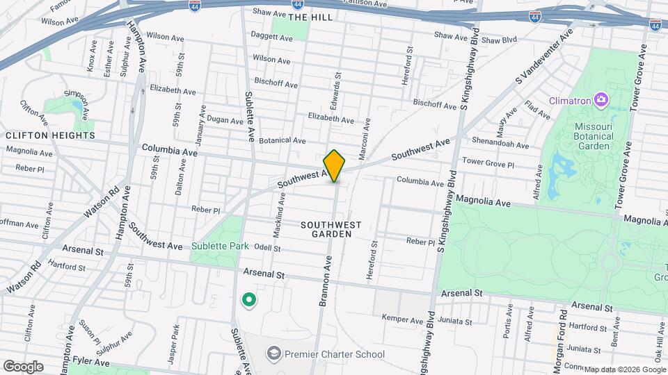 2629 Brannon Ave Map and Location Details