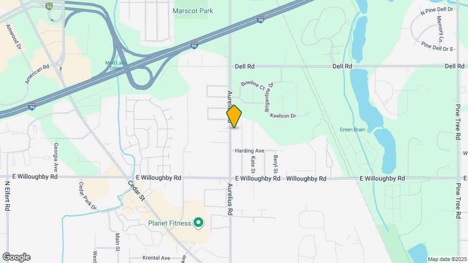 6849 N Aurelius Rd Map and Location Details