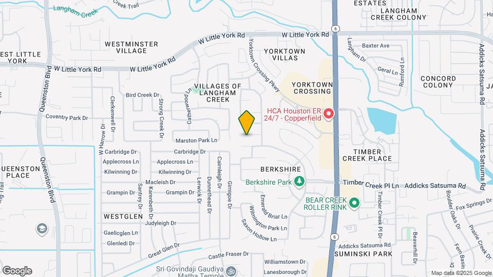 16027 Belleshire Ln Map and Location Details