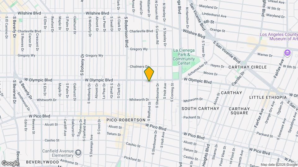 1009 S Bedford St Map and Location Details