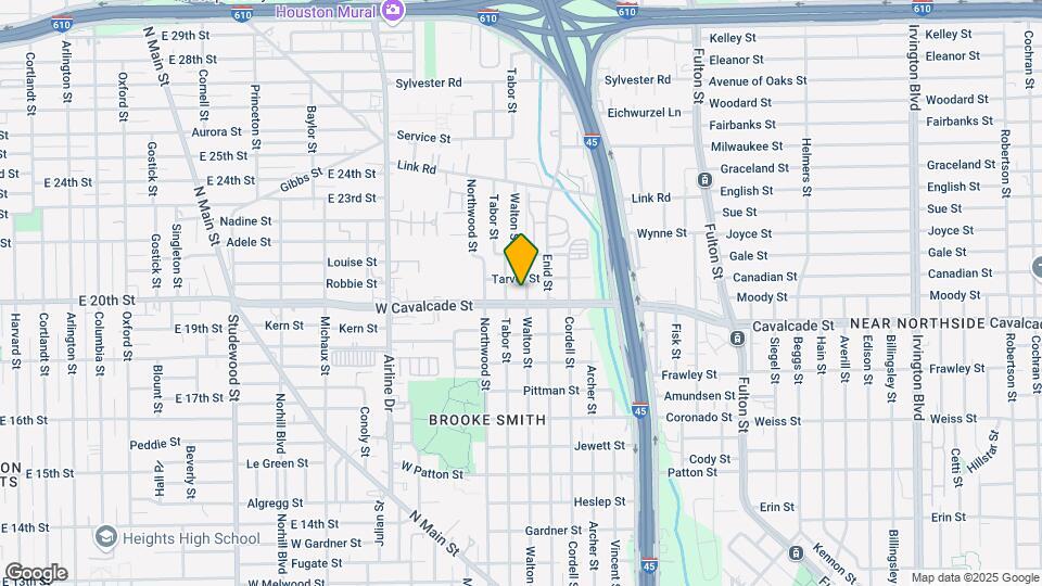 1405 Walton St Map and Location Details