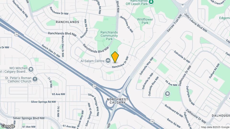 6503 Ranchview Dr NW Map and Location Details