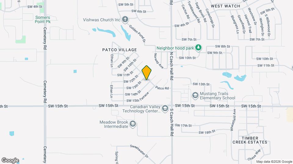 12303 SW 14th St Map and Location Details