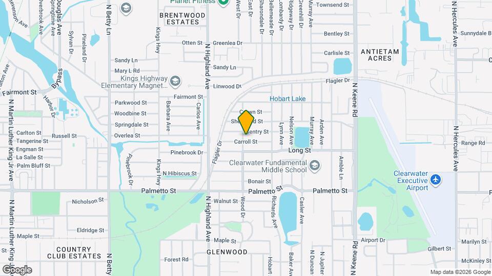 1301 Wood Ave Map and Location Details