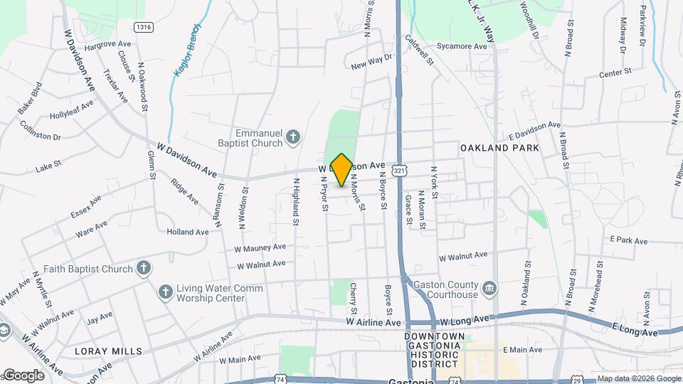 616 W Allison Ave Map and Location Details