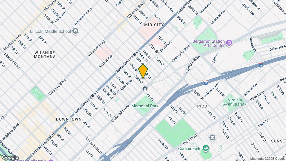 1534 17th St Map and Location Details