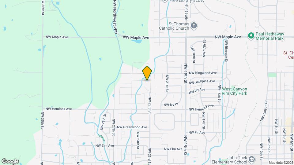 1098 NW 24th Ln Map and Location Details