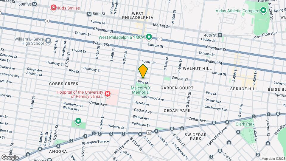 5123 Pine St Map and Location Details