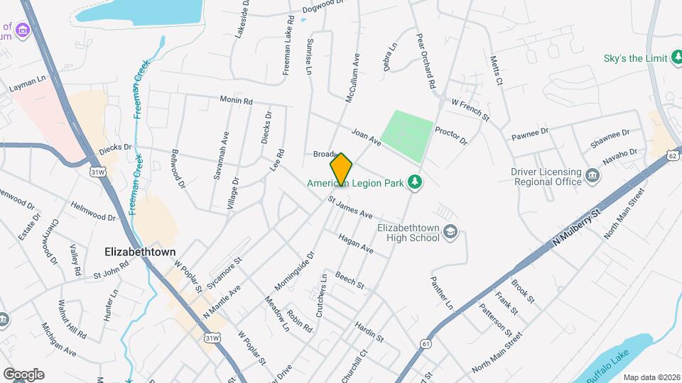 509 N Mantle Ave Map and Location Details