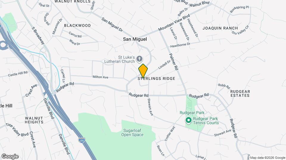 1277 Lindell Dr Map and Location Details