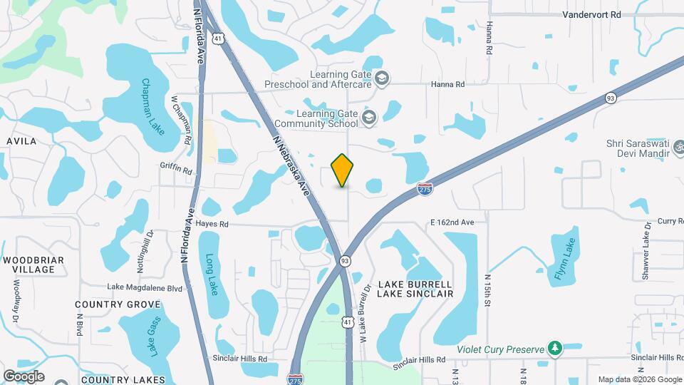 16120 Hanna Rd Map and Location Details