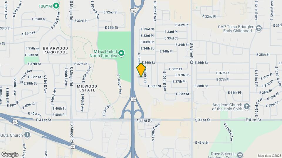 3661 S 106th E Ave Mapa y Detalles de la Ubicación