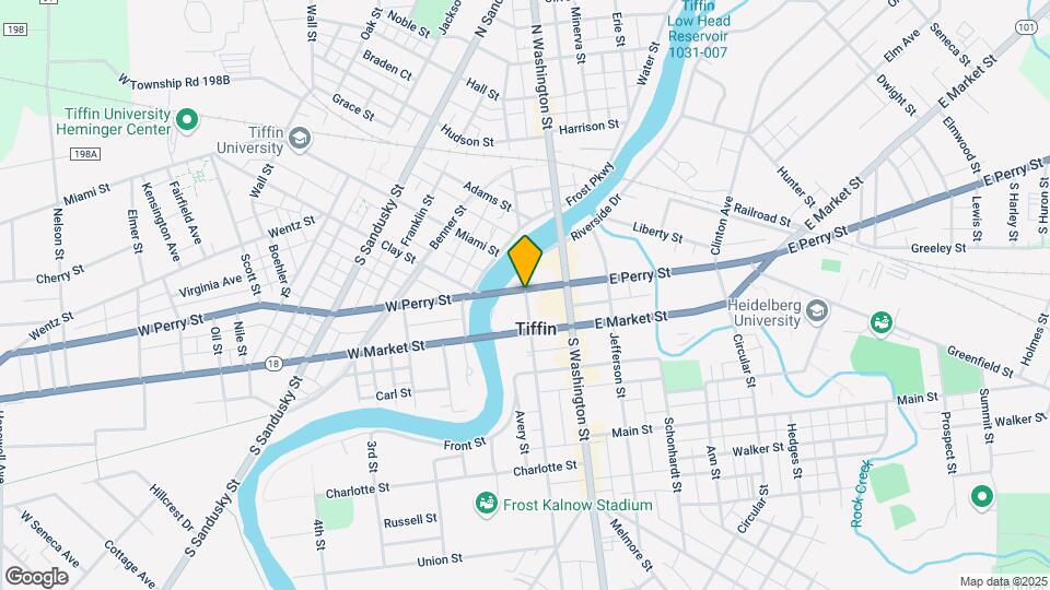 34 E Perry St Map and Location Details