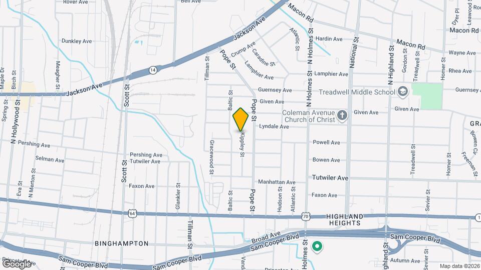 837 Kippley St Map and Location Details