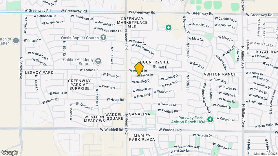 15381 W Evans Dr Map and Location Details