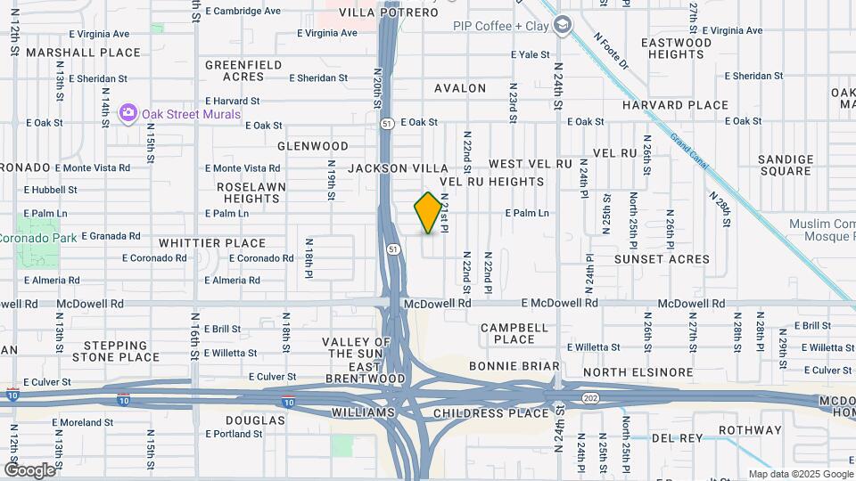 1817 N 21st St Map and Location Details