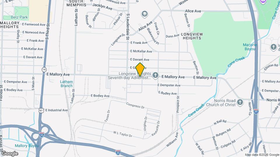 609-611 E Mallory Ave Map and Location Details