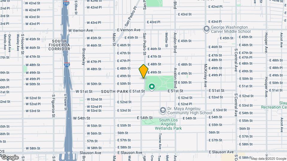4917 S San Pedro St, Unit 4917 Mapa y Detalles de la Ubicación