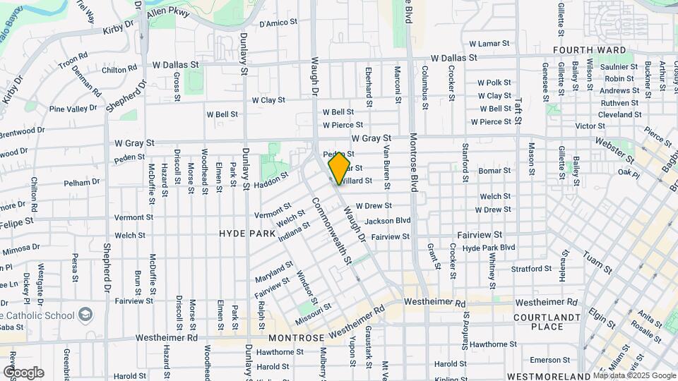1320 Welch St Mapa y Detalles de la Ubicación