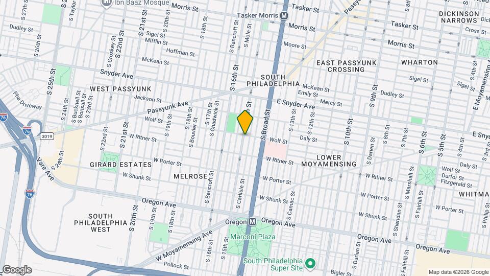 1436 Wolf St Map and Location Details
