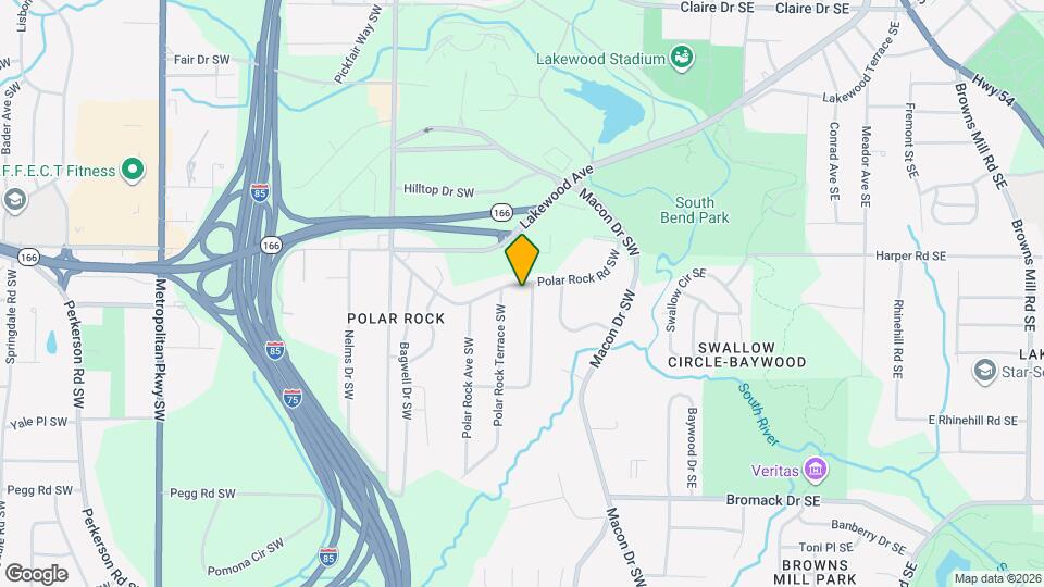 166 Polar Rock Rd SW Map and Location Details