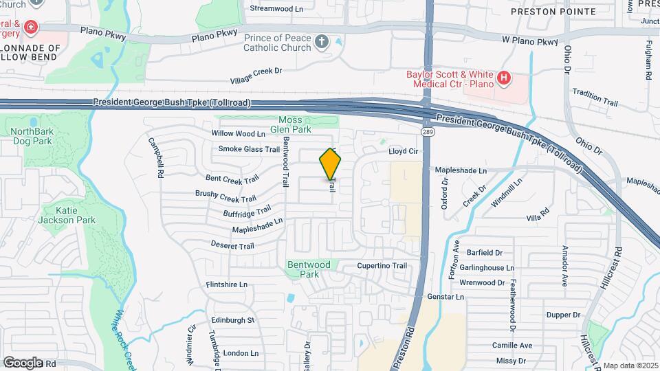 6039 Derek Trail Map and Location Details