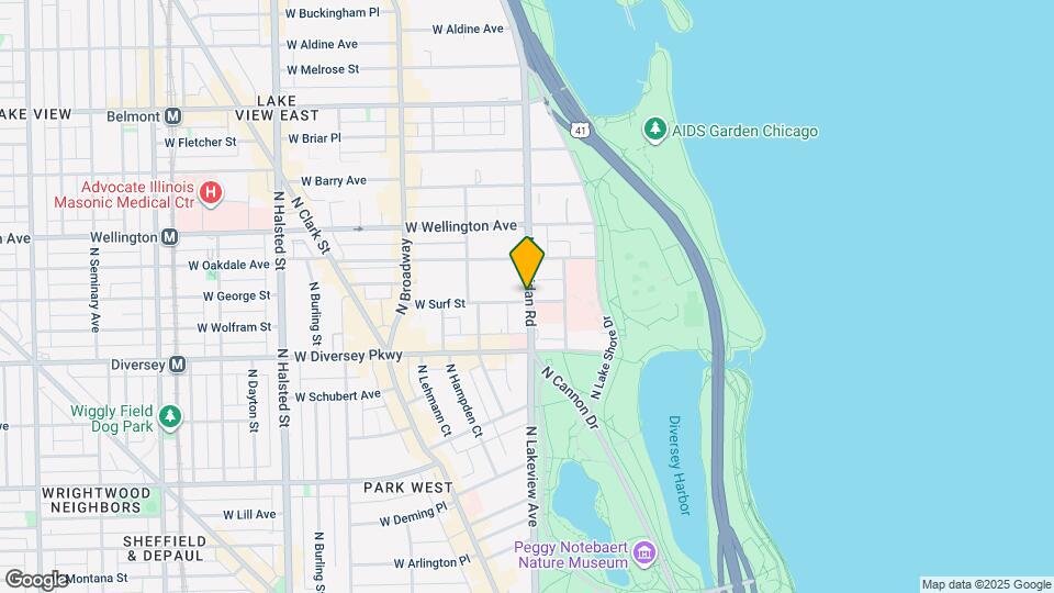 400 W Surf St, Unit 428 Map and Location Details