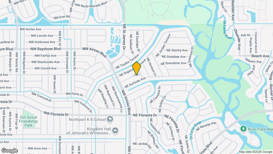 182 NE Jettie Terrace Map and Location Details