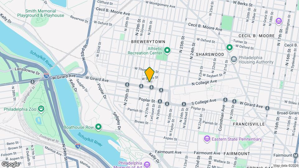 1210 N. 27th Street, Unit A Map and Location Details