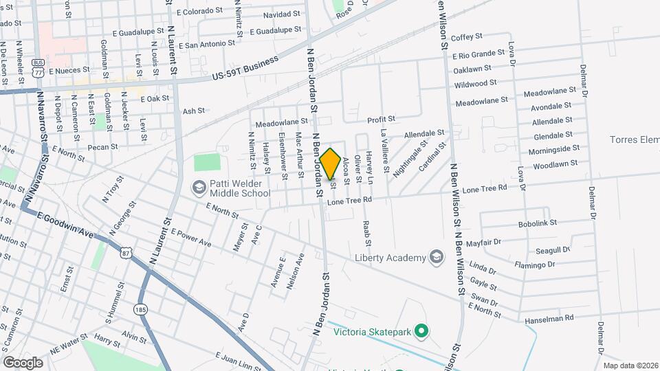 909 Dupont St Map and Location Details