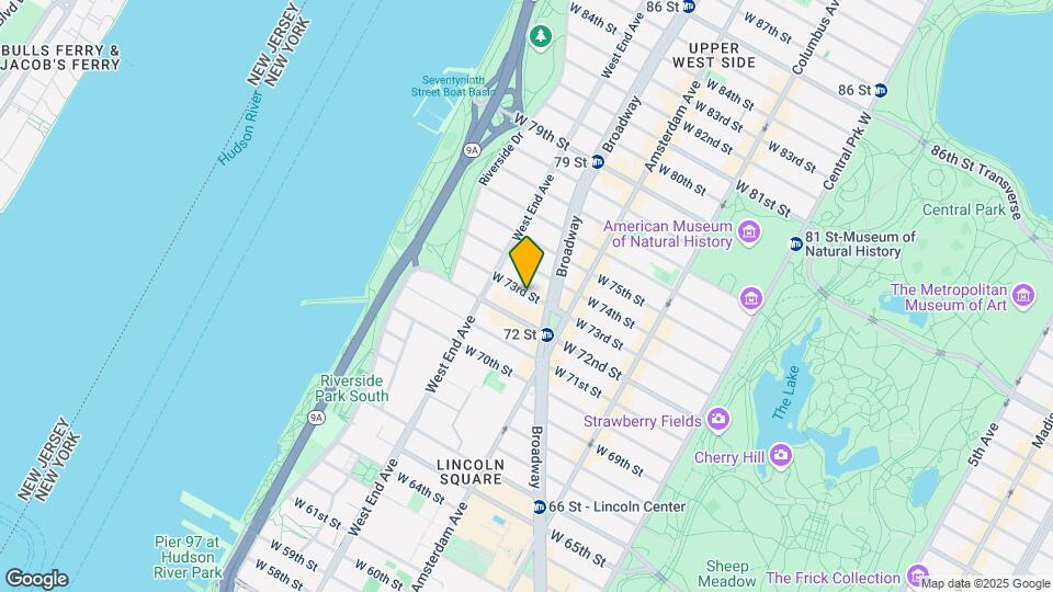 238 W 73rd St Map and Location Details