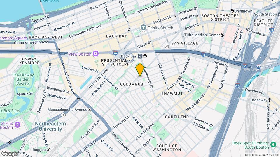 380 Columbus Ave, Unit 3 Map and Location Details