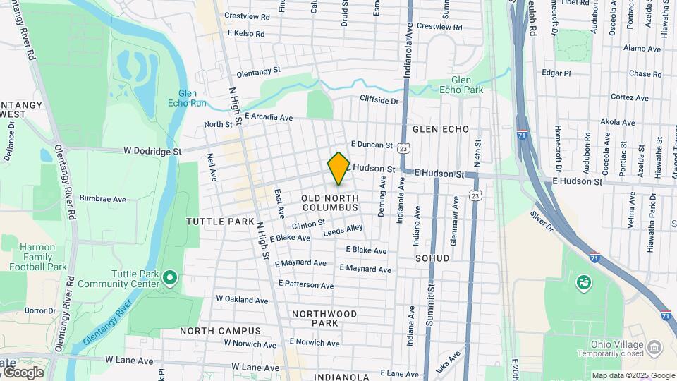 184 E Tompkins St Map and Location Details