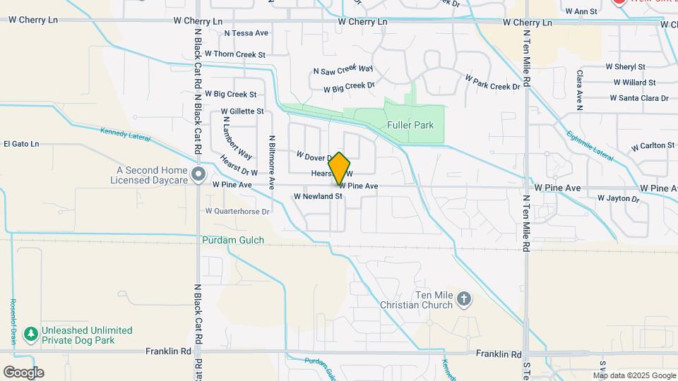 4110 W Meadowpine St Map and Location Details