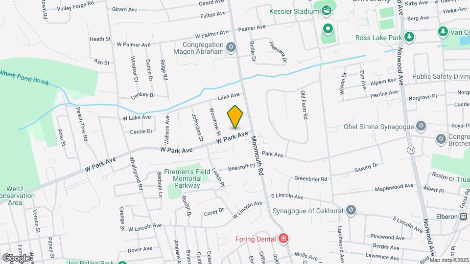 373 W Park Ave Map and Location Details