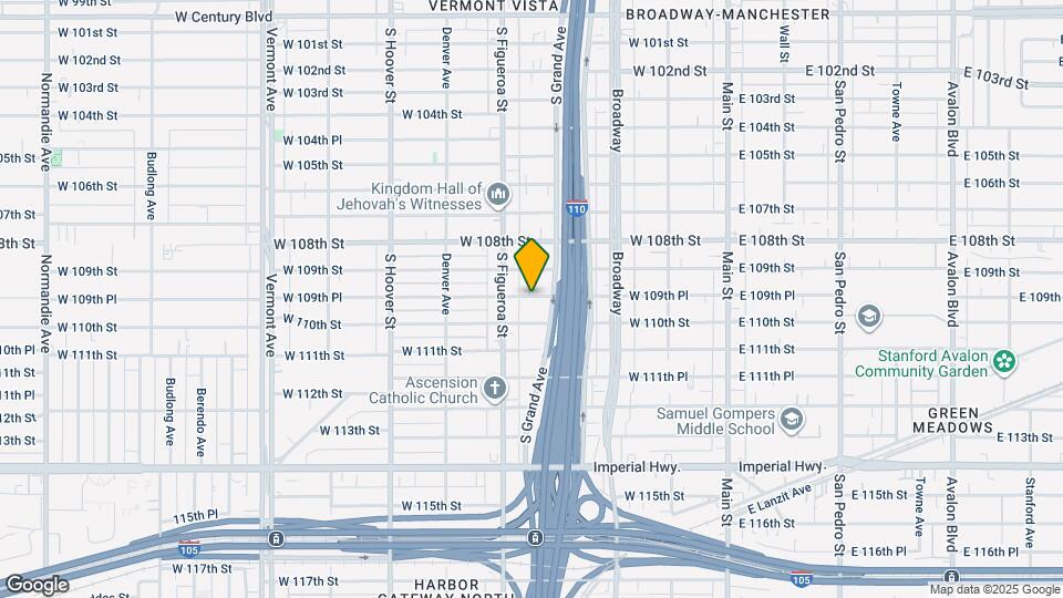 426 W 109th Pl Map and Location Details