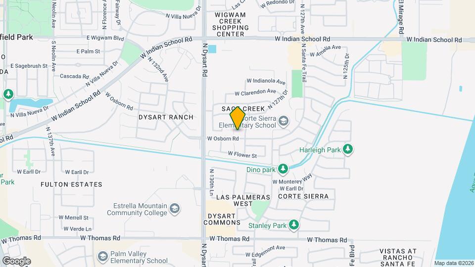 3405 N 129th Dr Map and Location Details