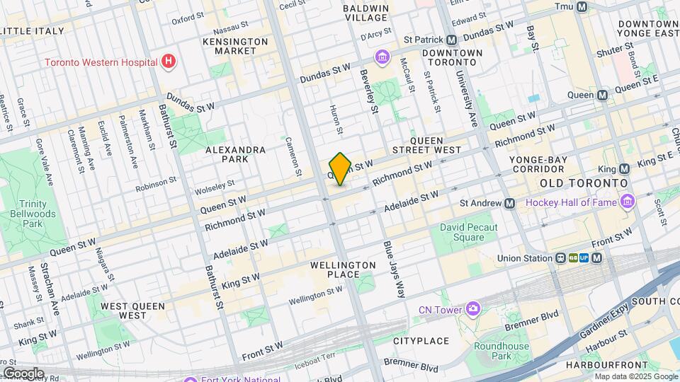 388-388 Richmond St W Map and Location Details