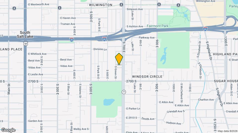 661 Crystal Ave Map and Location Details